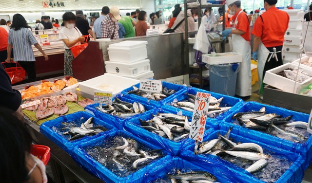 角上魚類では時期ごとに異なる魚を、できるだけ安く提供しています