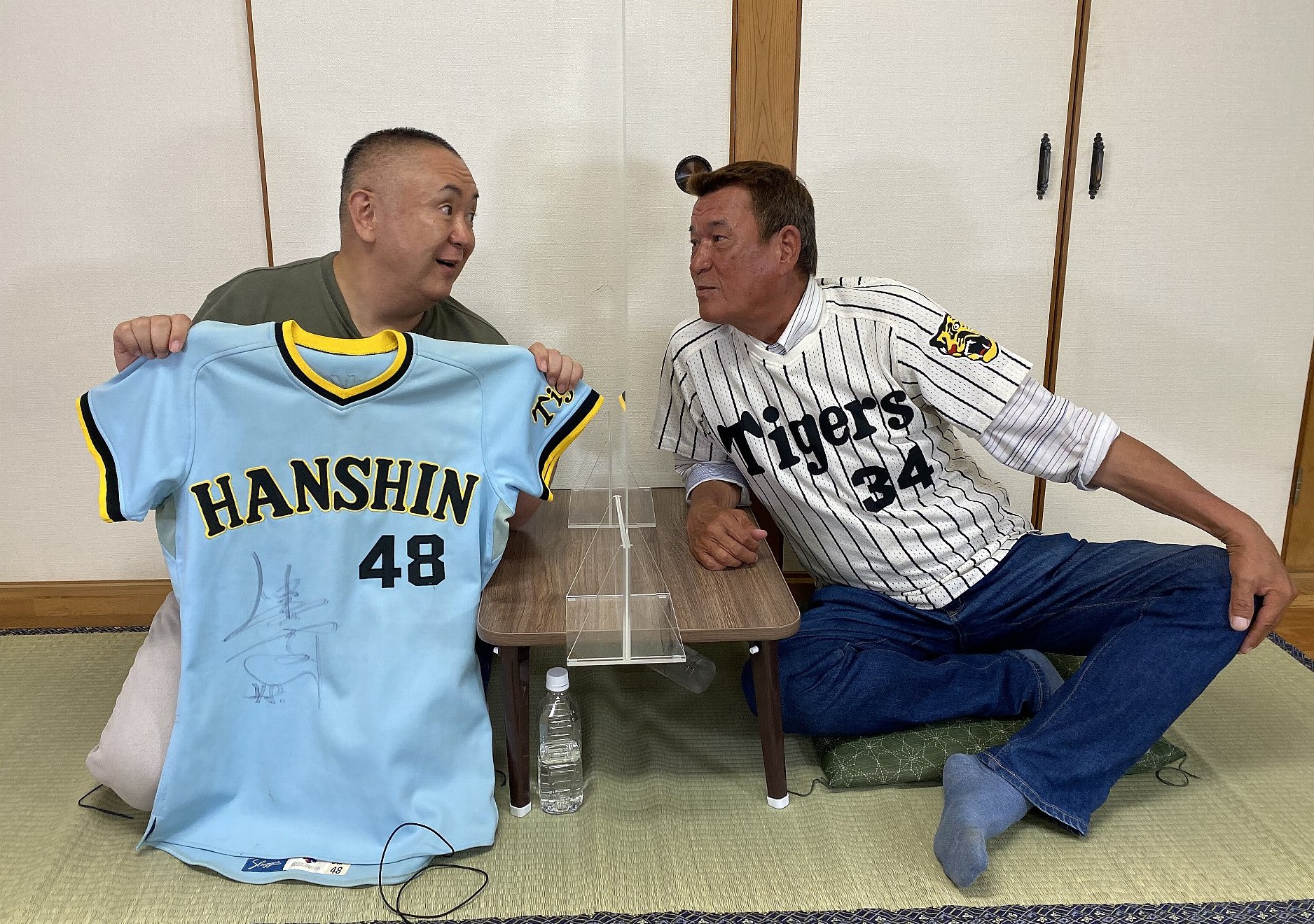 松村邦洋 憧れ レジェンド虎戦士 のドッキリ登場に感激 よろず ニュース