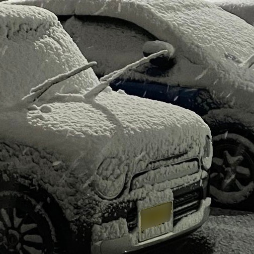 雪ふりつむ駐車場で一目瞭然 雪国出身ドライバーの見分け方が話題 車のワイパーは立てておくのが生活の知恵 まいどなニュース