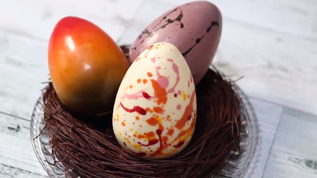 チョコレートで作られたイースターエッグに大反響 実は巣もチョコ 凄い と16 8万いいね まいどなニュース