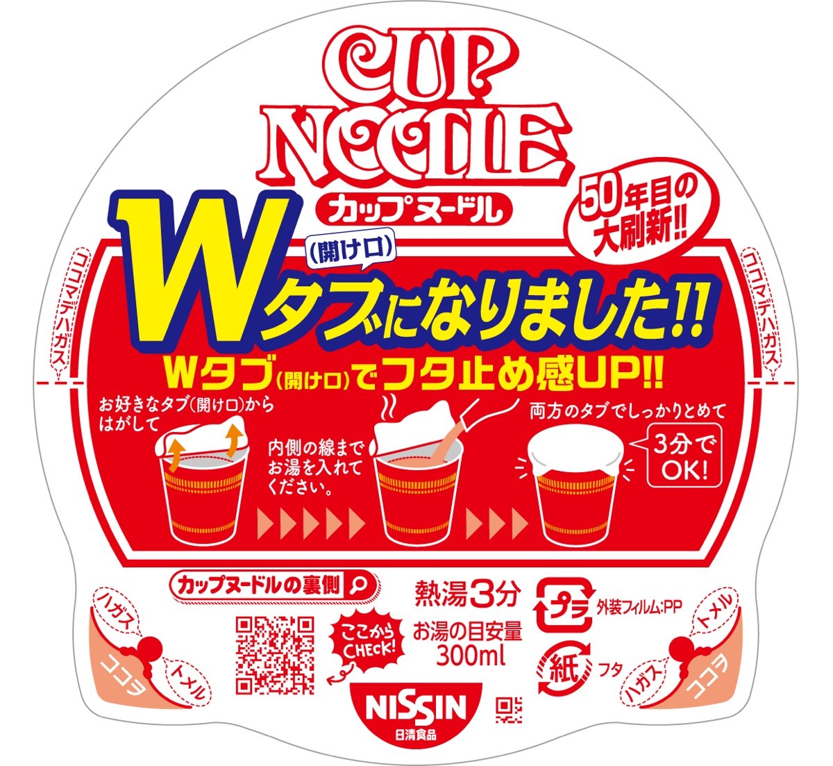 日清カップヌードル発表 新しいフタ止めは地球に優しい Wタブ ネットは騒然 この形はニャンコだ まいどなニュース 日清カップヌードル発表 新しいフタ止めは地球に優しい Wタブ ネットは騒然 この形はニャンコだ まいどなニュース