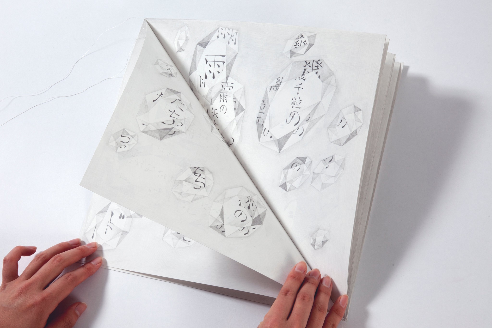 思わず見とれてしまう卒業制作 1本の赤い糸で赤いスイートピーの歌詞を刺繍した作品に すごい まいどなニュース