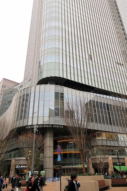 3月29日即将开业的"东京midtown日比谷"=摄于3月22日(高桥末菜)