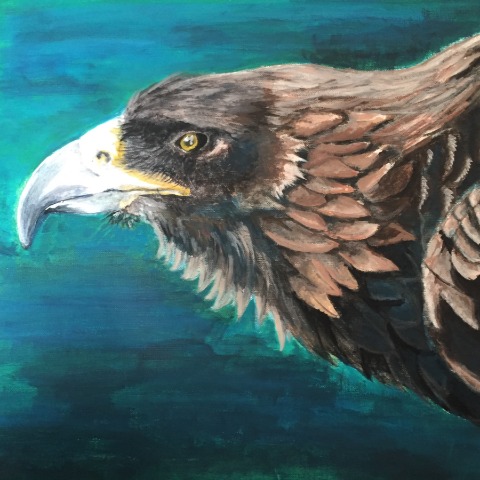 自由に羽ばたく鳥になりたい。だから、私は鳥の絵を描くんです。