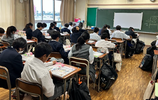 生徒が記入したワークシート
